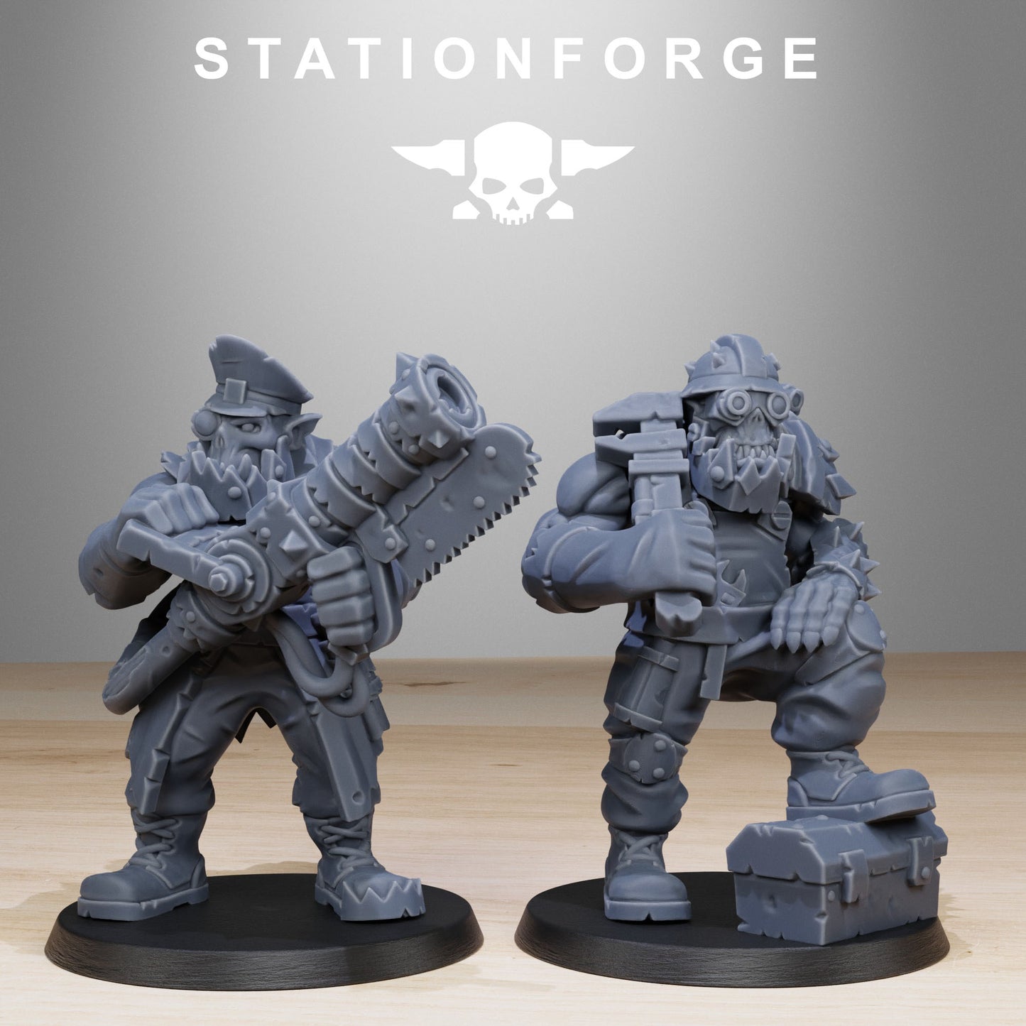Team Fighters Orkaz | Space Orcs (11) - Stationforge | 3D-printed Miniatures