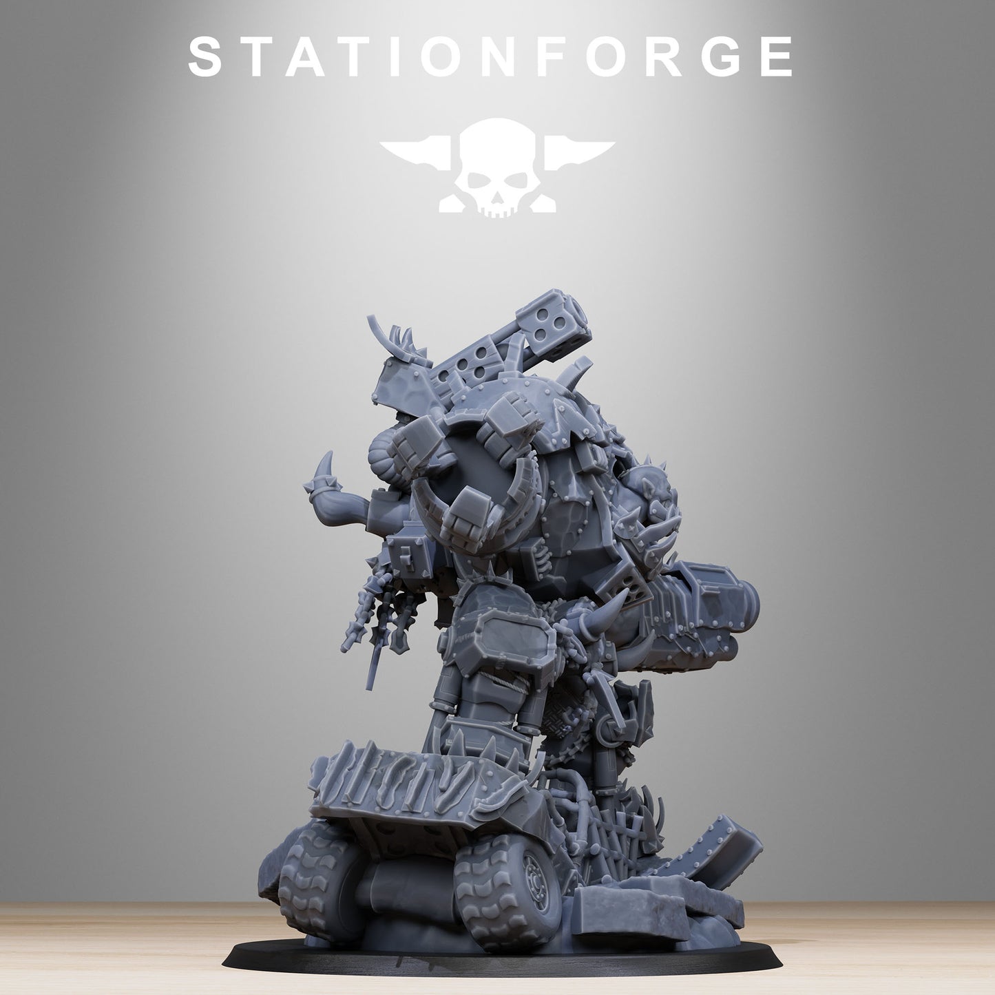 Grand Nutta 2.0 Orkaz | Space Orcs (1) - Stationforge | 3D-printed Miniatures