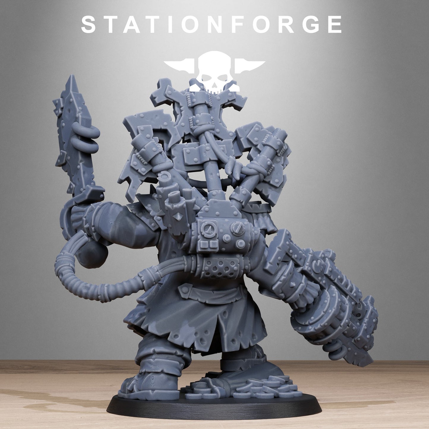 Pirate Orkaz | Space Orcs (1) - Stationforge | 3D-printed Miniatures