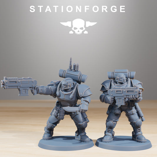 Socratis Light Infantry | Socratis Knights (10) - MKX Prime Brothers - Stationforge - 3d Printed Mini Marines