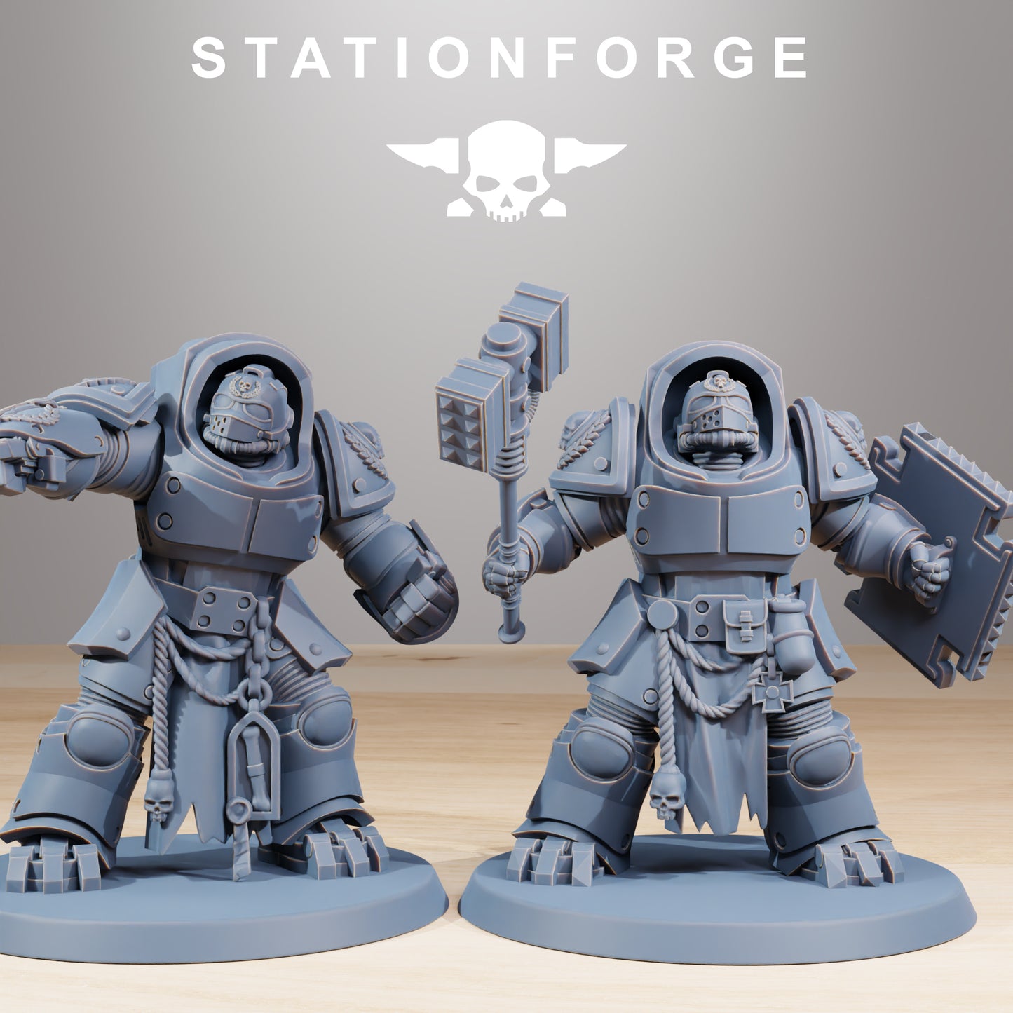 Socratis Vanguard Melee | Socratis Knights (10) - MKX Prime Brothers - Stationforge - 3d Printed Mini Marines