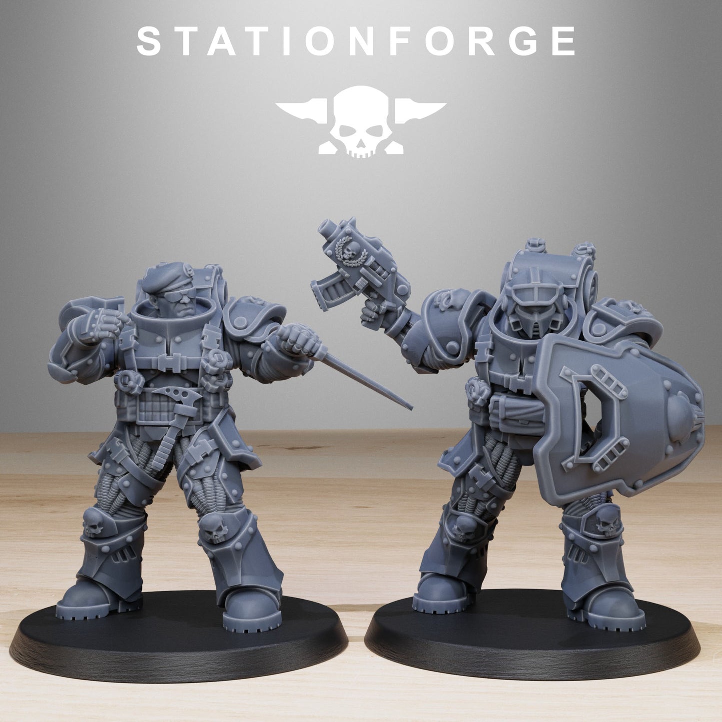 Socratis Light Reinforcements | Socratis Knights (10) - MKX Prime Brothers - Stationforge - 3d Printed Mini Marines