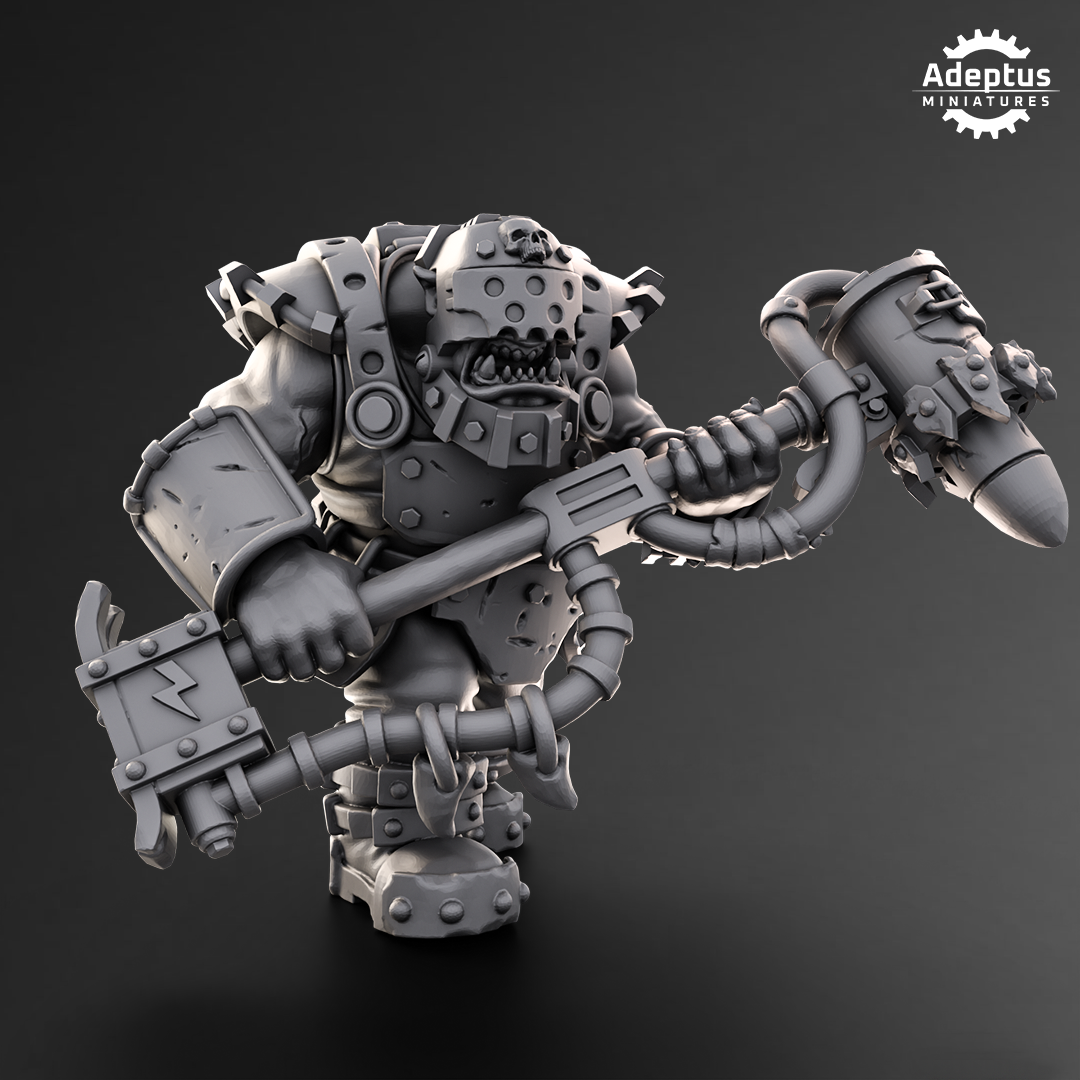 Orks Kill Squad | Space Orcs (8) - Adeptus Miniatures | 3D-printed Miniatures
