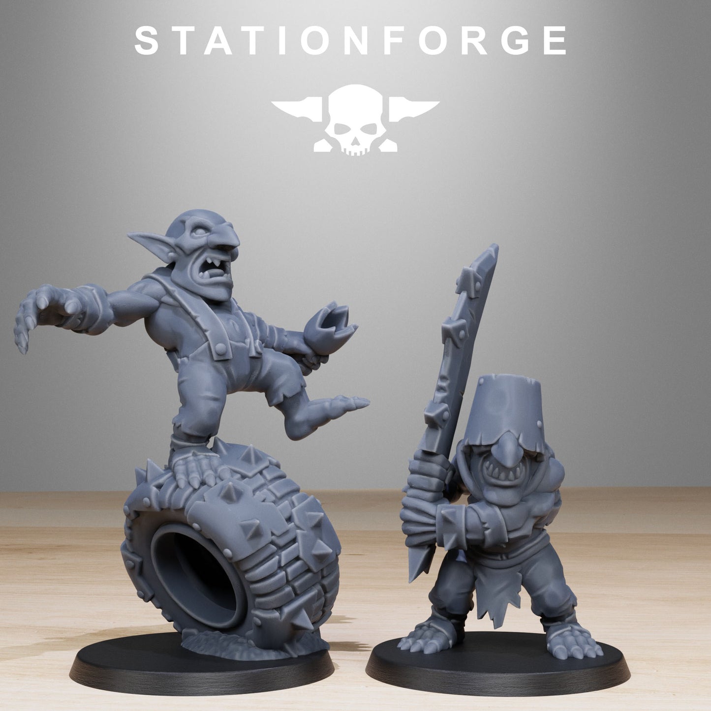 Gobs Infantry Reborn | Space Orcs (20) - Stationforge | 3D-printed Miniatures
