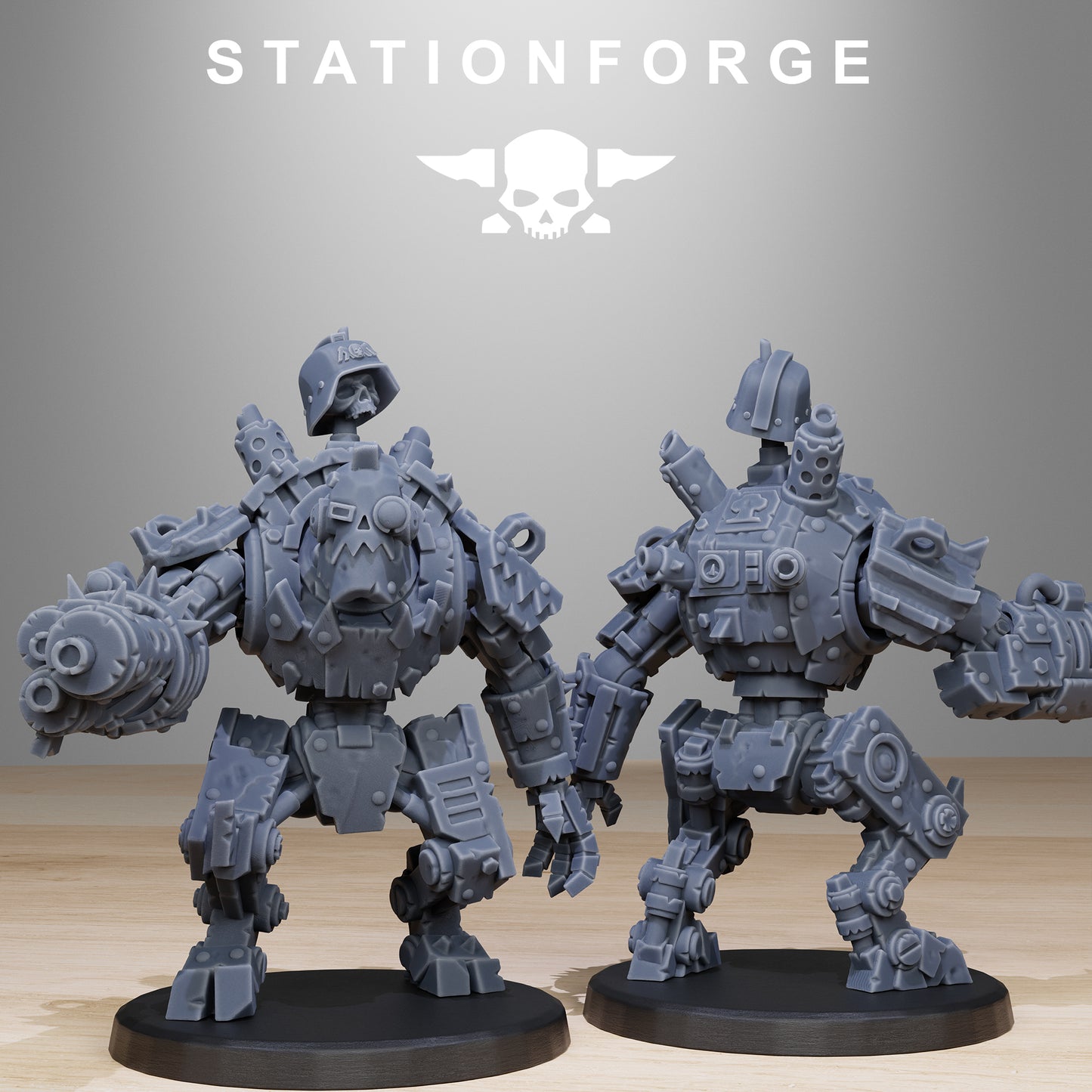 Orkaz Bots Infantry | Space Orcs (10) - Stationforge | 3D-printed Miniatures