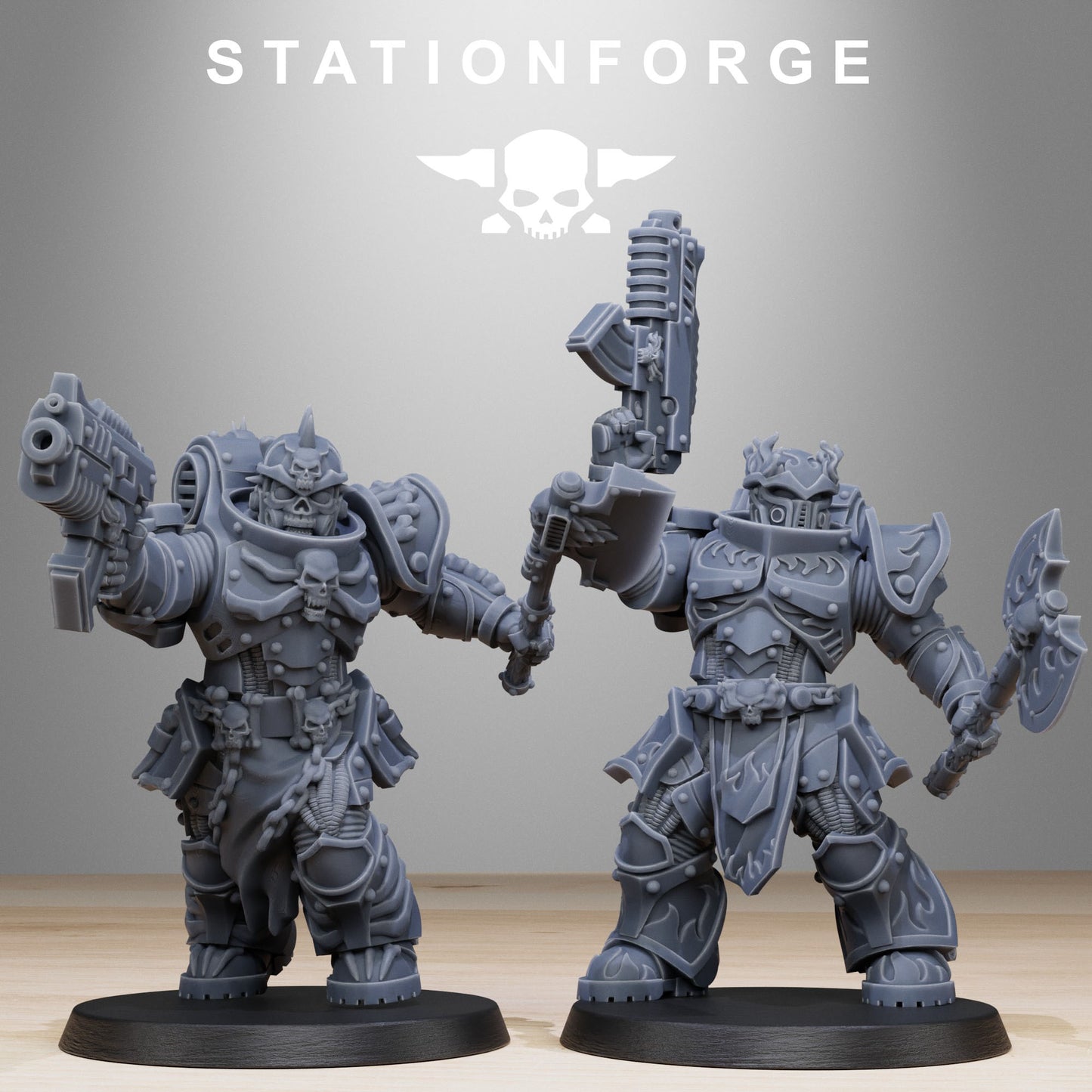 Socratis Dragon Knights | Socratis Knights (10) - MKX Prime Brothers - Stationforge - 3d Printed Mini Marines