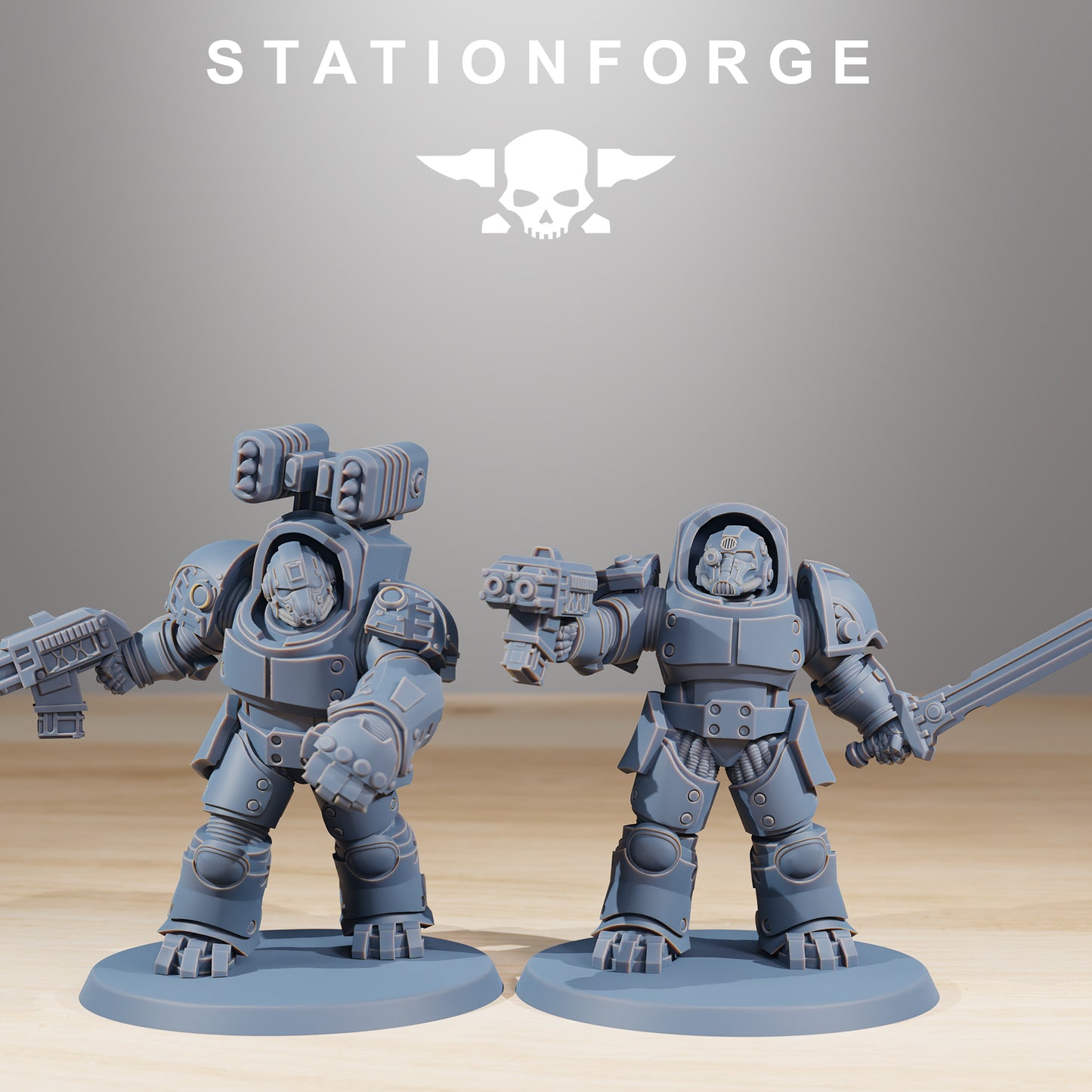 Socratis Vanguard | Socratis Knights (10) - MKX Prime Brothers - Stationforge - 3d Printed Mini Marines
