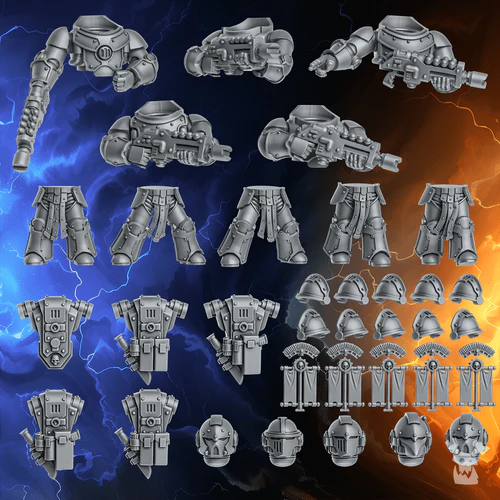 Princeps Cohort | Millennium Wars (10) - Battle Brothers - DakkaDakka - 3D Printed Mini Marines
