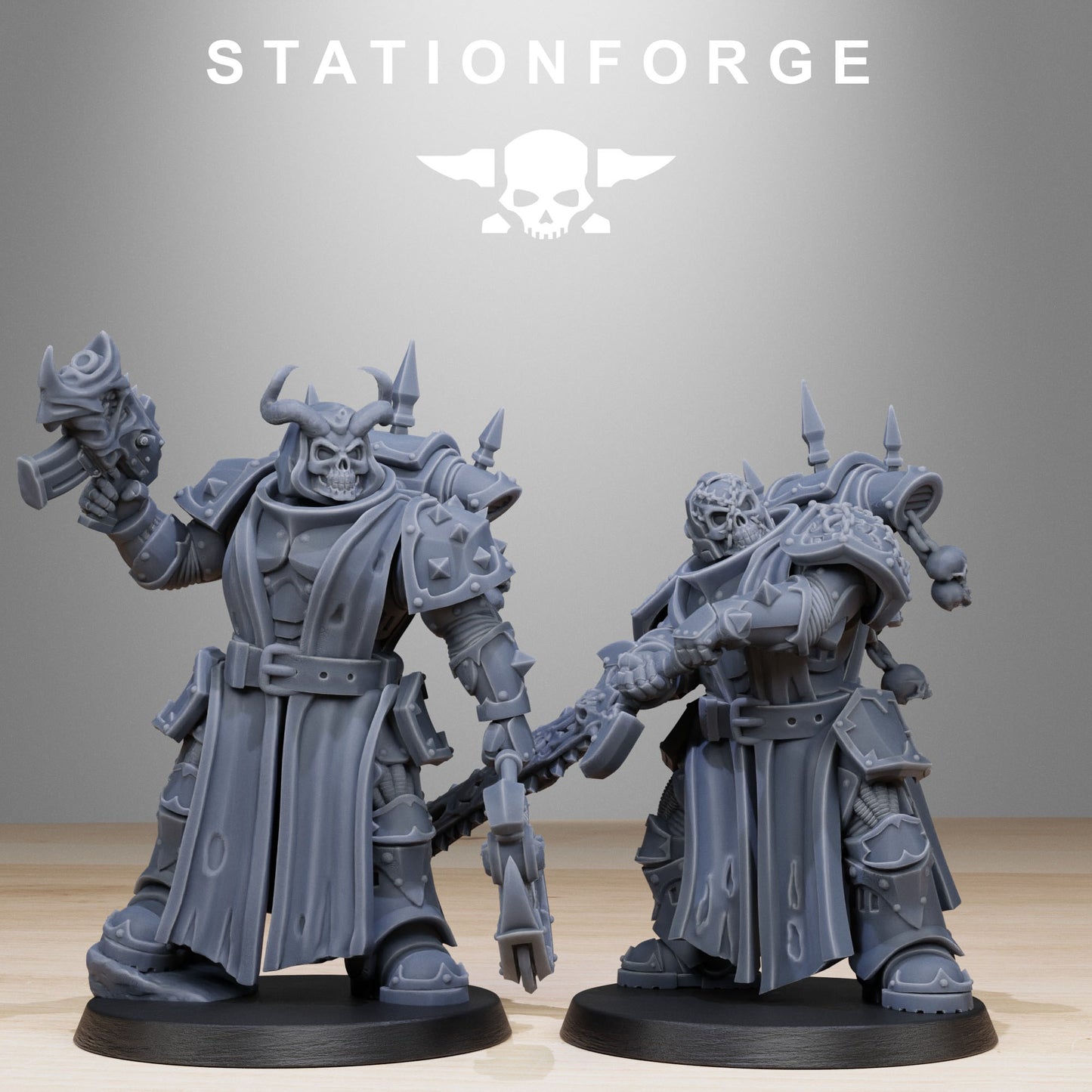 Corrupted Socratis Legion Infantry | Chaos Knights (10) - Havoc Brothers - Stationforge - 3d Printed Mini Marines