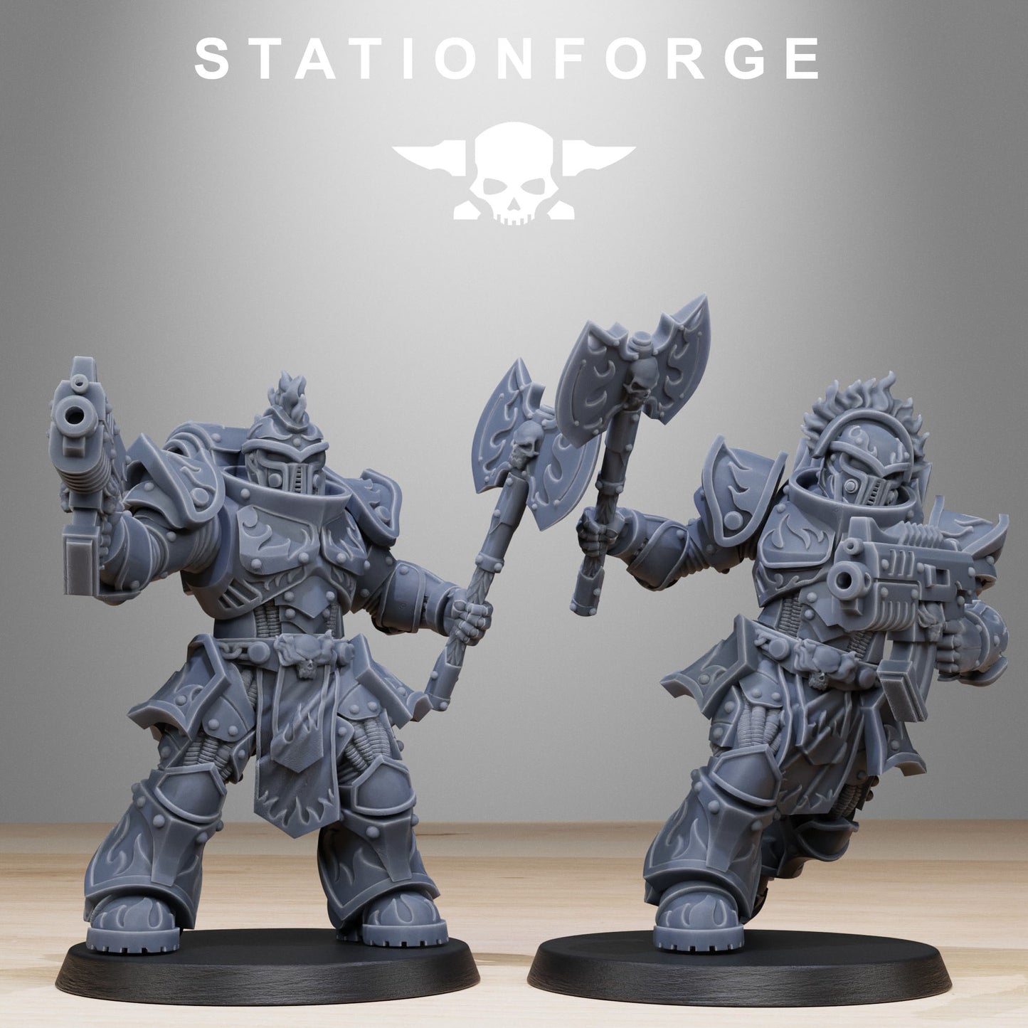 Socratis Dragon Knights | Socratis Knights (10) - MKX Prime Brothers - Stationforge - 3d Printed Mini Marines