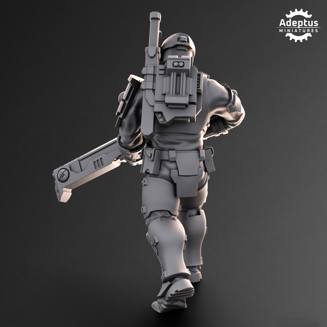 Line Strikers Kae'ti (5) - Dao Union - Adeptus Miniatures - Xenos