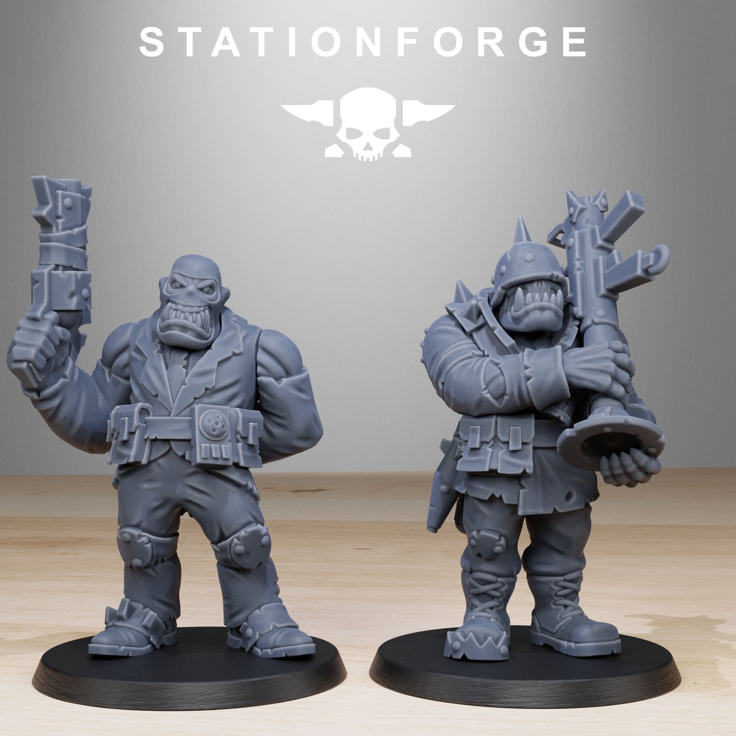 Team Fighters Orkaz | Space Orcs (11) - Stationforge | 3D-printed Miniatures