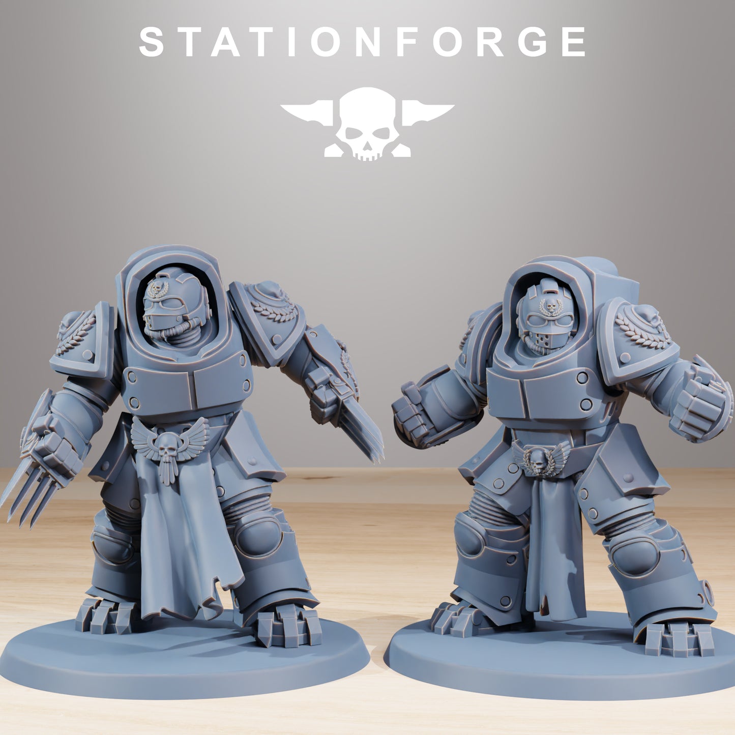 Socratis Vanguard Melee | Socratis Knights (10) - MKX Prime Brothers - Stationforge - 3d Printed Mini Marines
