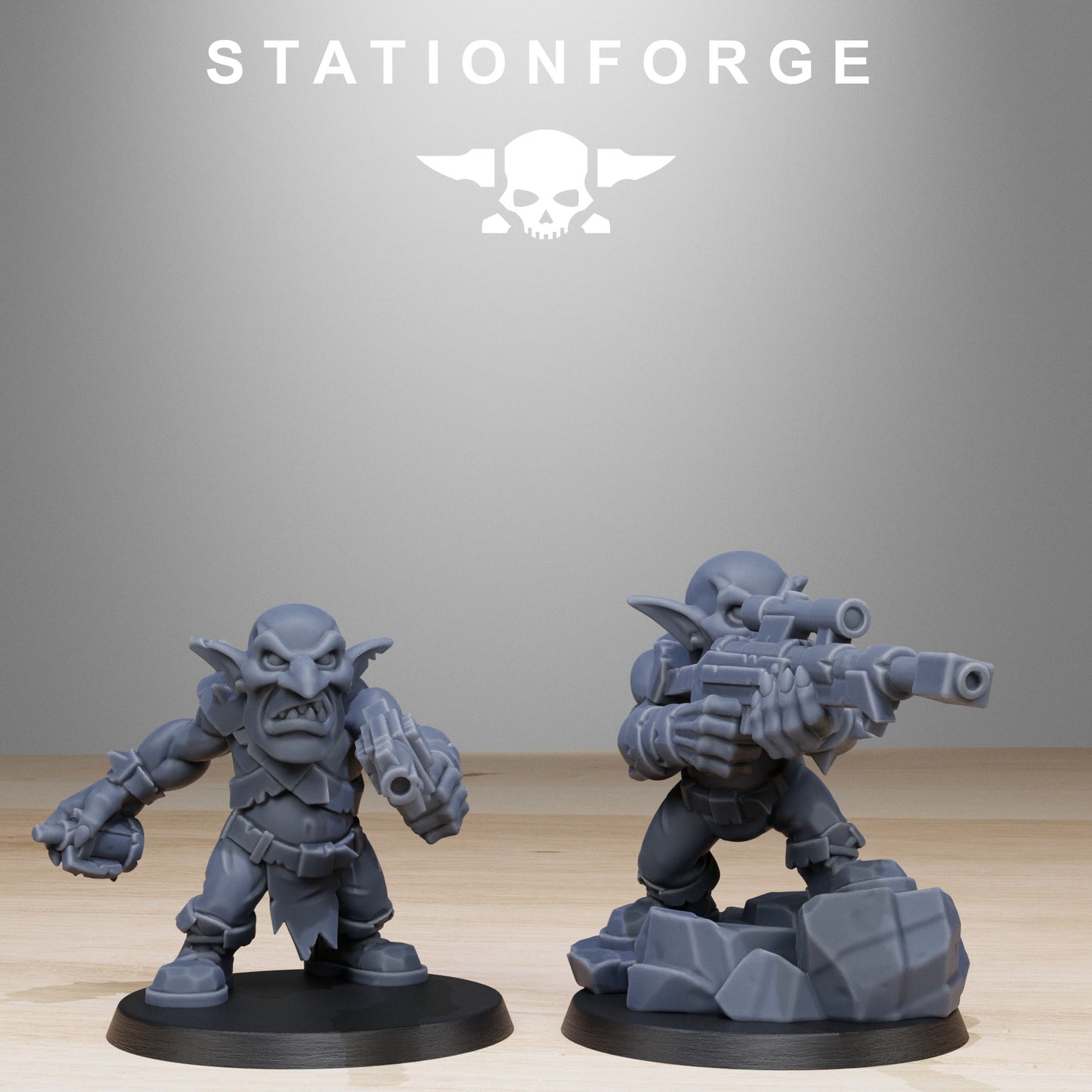 Gobs Infantry Reborn | Space Orcs (20) - Stationforge | 3D-printed Miniatures
