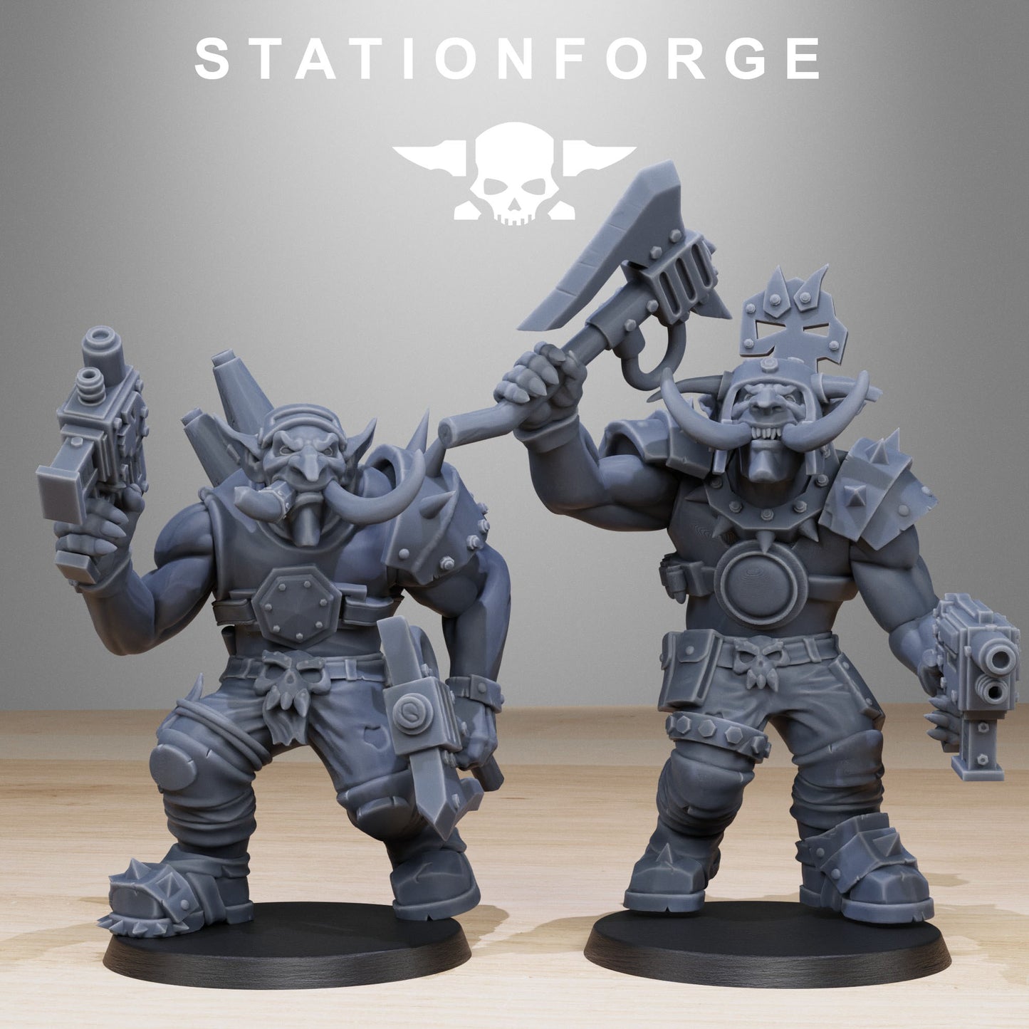 Trolls Orkaz | Space Orcs (10) - Stationforge | 3D-printed Miniatures