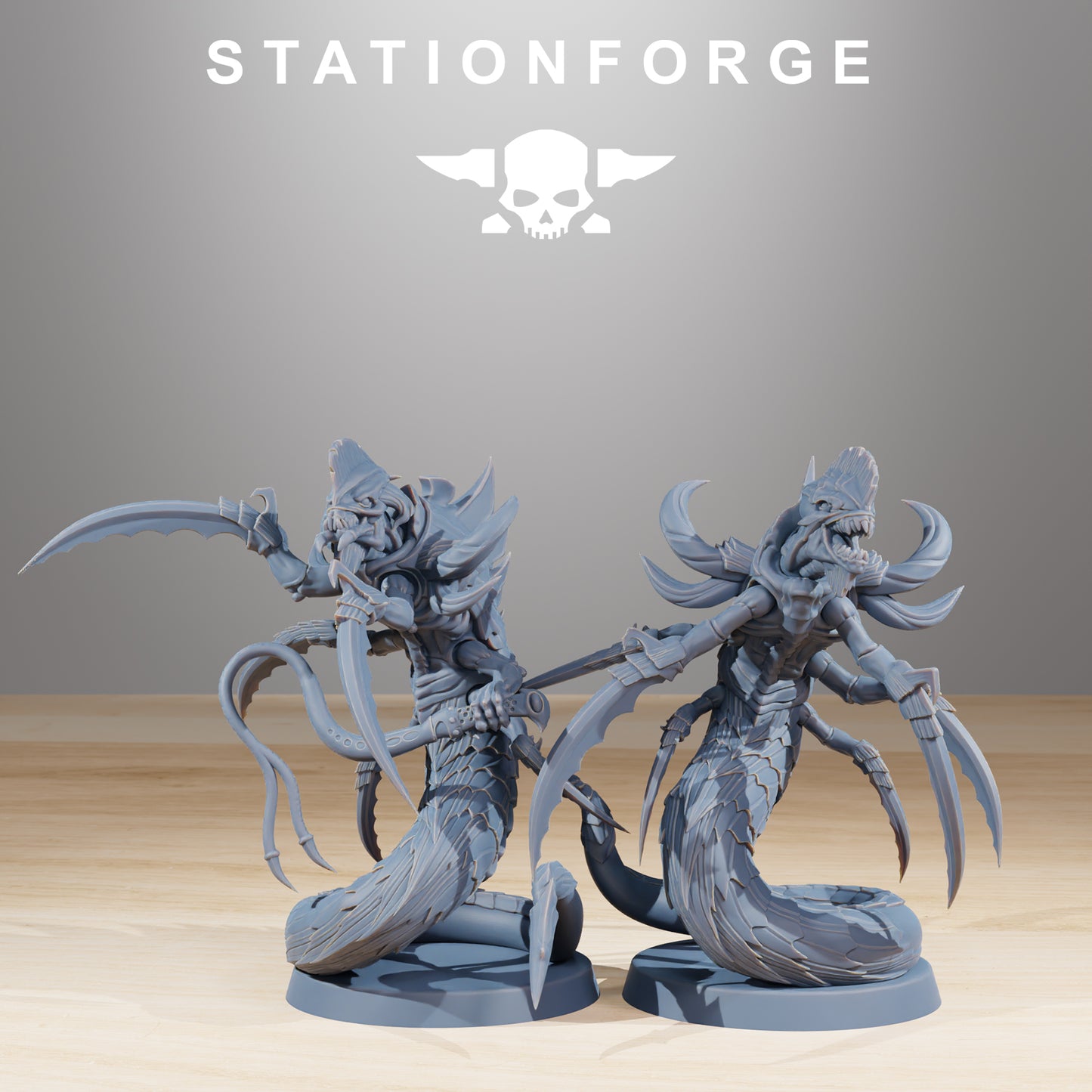Serpents Xenarids | Alien Hives (10) - Stationforge | 3D-printed Miniatures