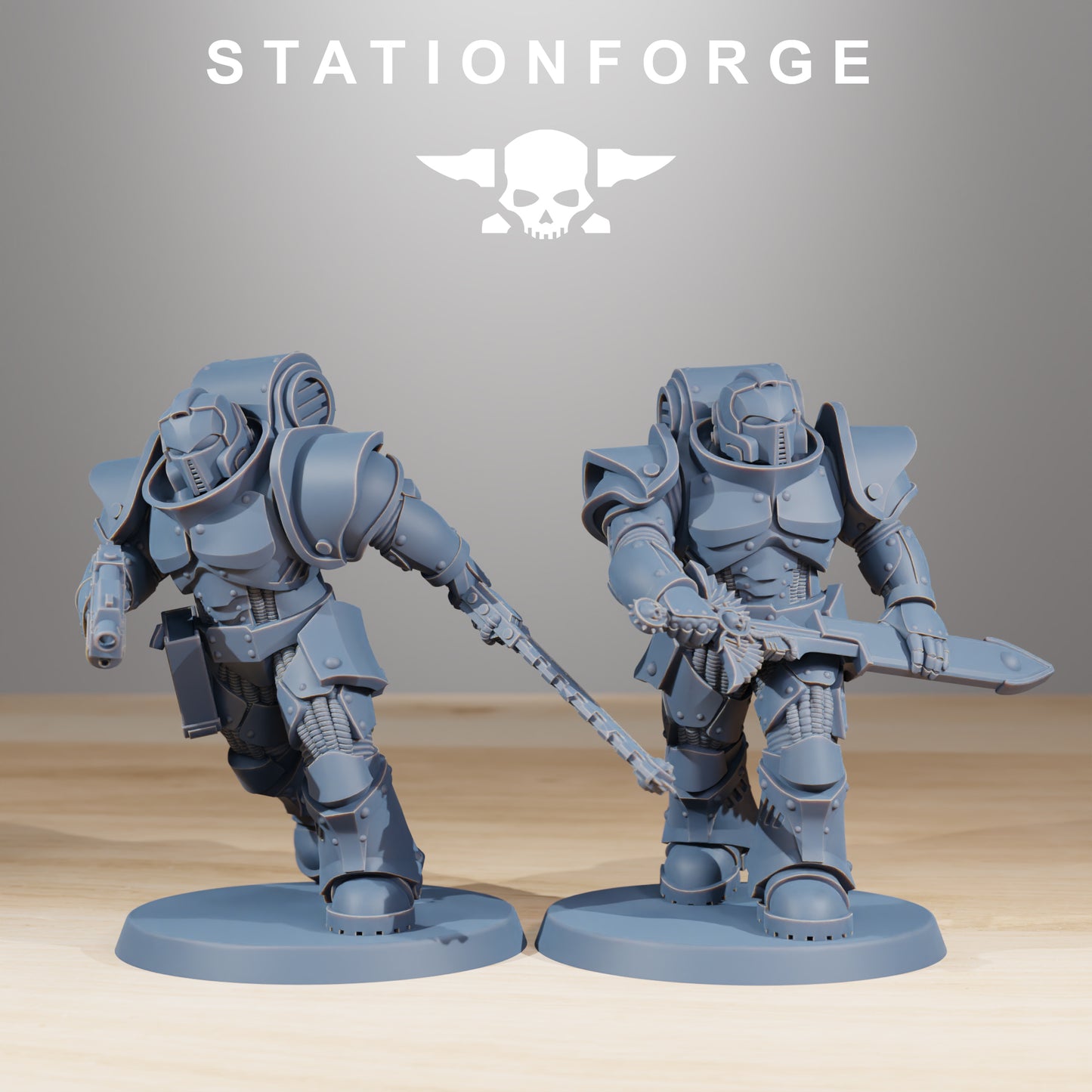 Socratis Melee Infantry | Socratis Knights (10) - MKX Prime Brothers - Stationforge - 3d Printed Mini Marines
