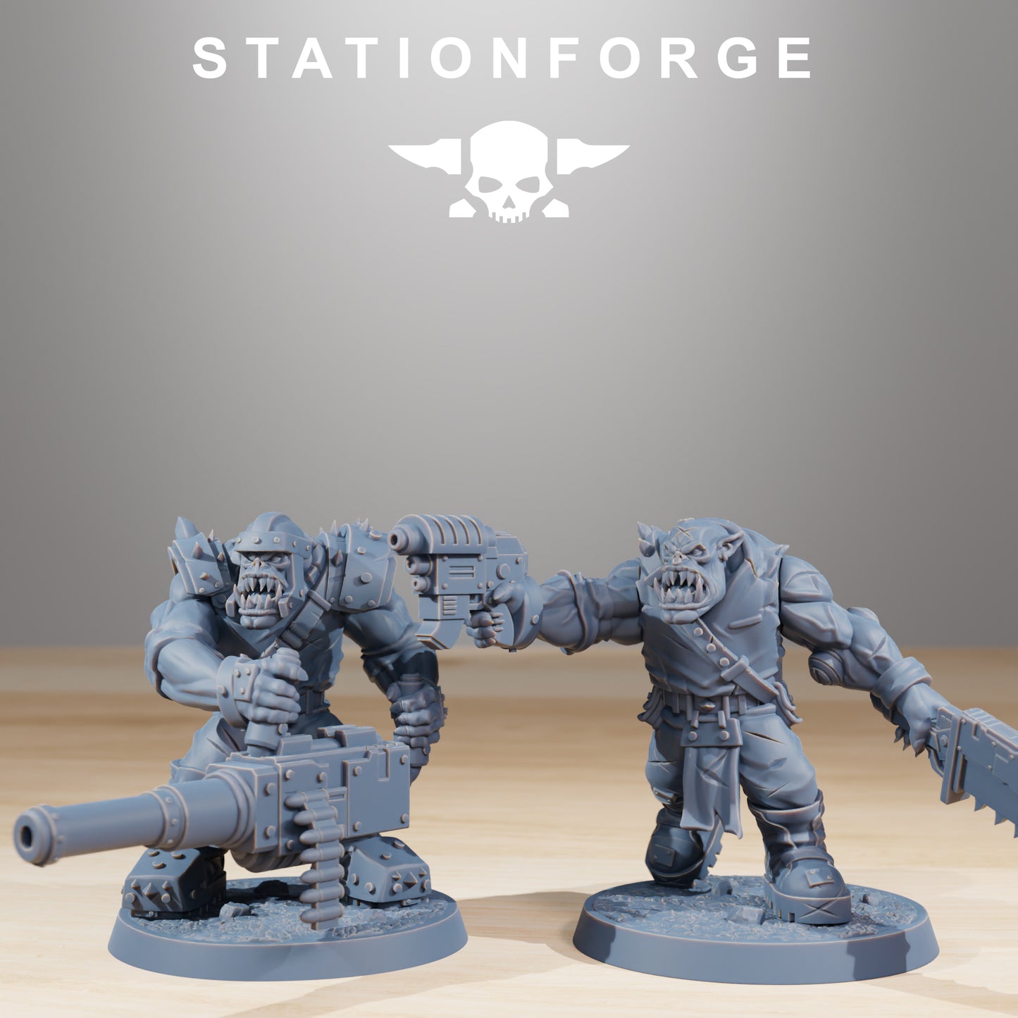 Orkaz Infantry | Space Orcs (11) - Stationforge | 3D-printed Miniatures