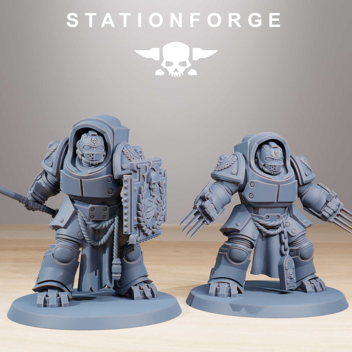 Socratis Vanguard Melee | Socratis Knights (10) - MKX Prime Brothers - Stationforge - 3d Printed Mini Marines