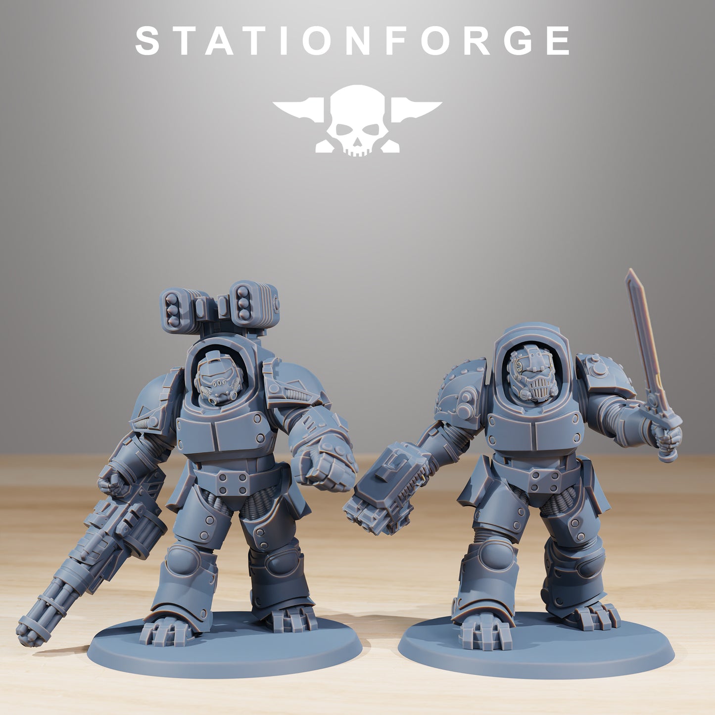 Socratis Vanguard | Socratis Knights (10) - MKX Prime Brothers - Stationforge - 3d Printed Mini Marines