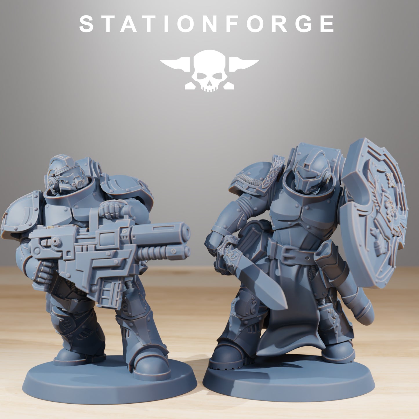 Socratis Knights | Socratis Knights (10) - MKX Prime Brothers - Stationforge - 3d Printed Mini Marines