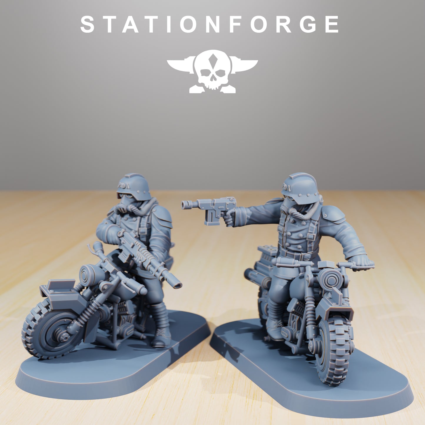 Grimguard Deathbikers (10) | Empire Guard - Human Defense Force - Stationforge
