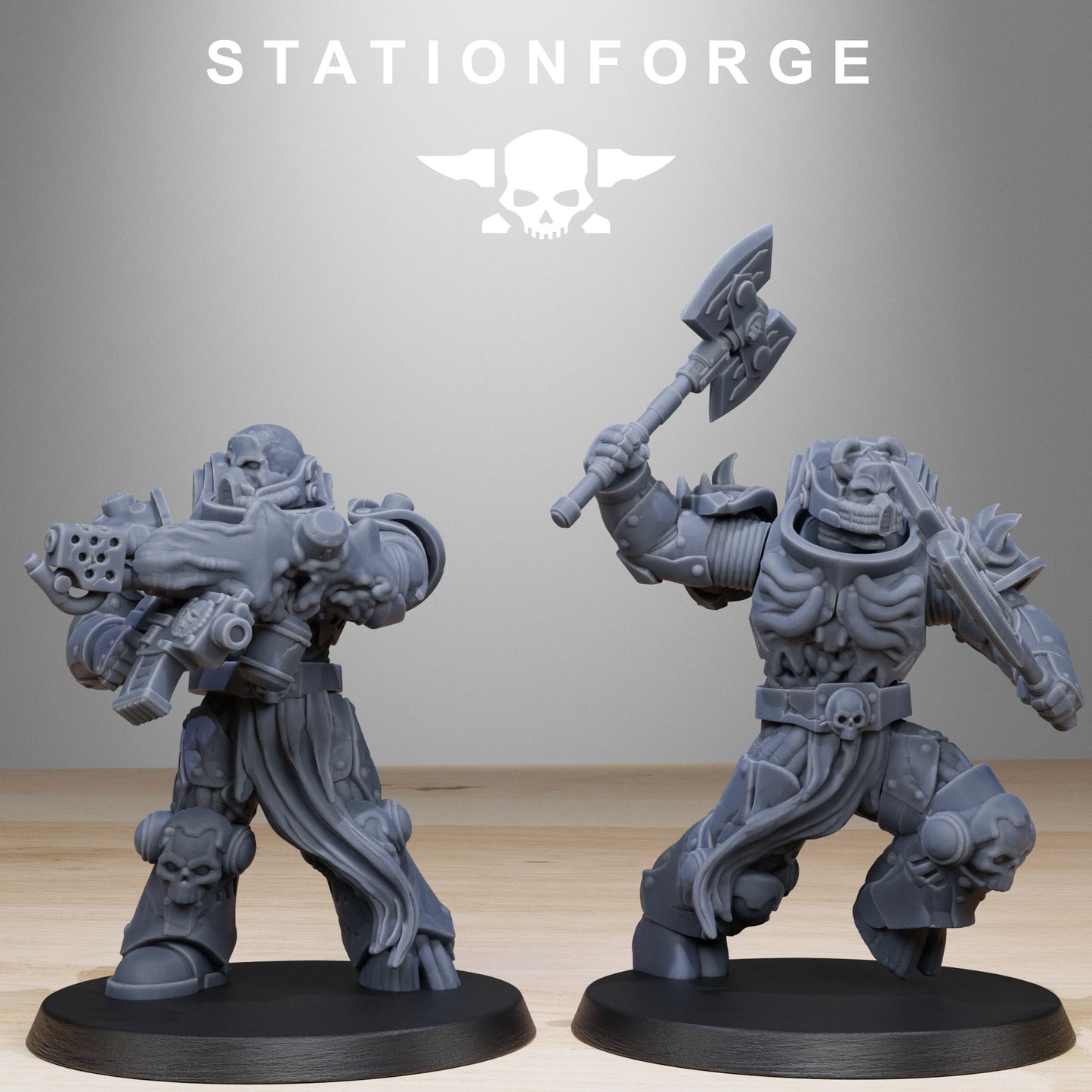 Corrupted Socratis Mutants | Chaos Knights (10) - Havoc Brothers - Stationforge - 3d Printed Mini Marines