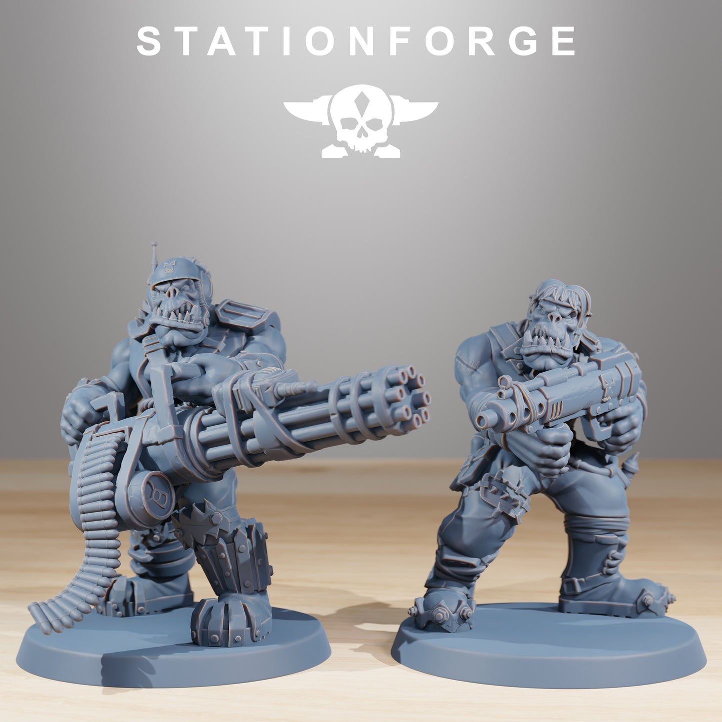 Skillers Orkaz | Space Orcs (12) - Stationforge | 3D-printed Miniatures