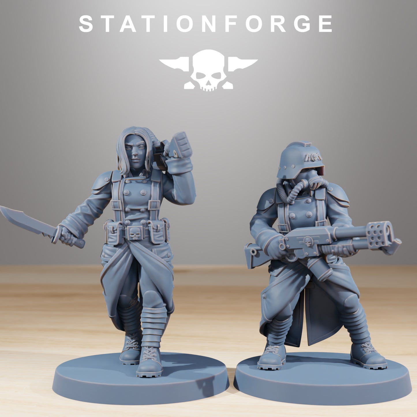 Grimguard Battle Sisters (10) | Empire Guard - Human Defense Force - Stationforge