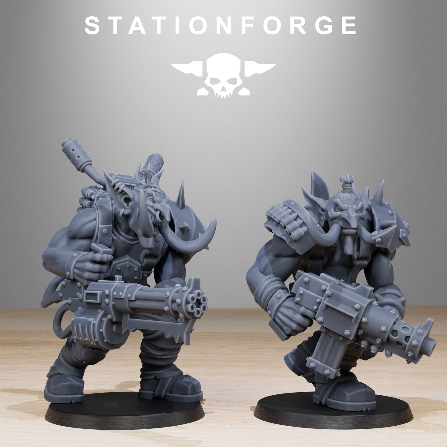 Trolls Orkaz | Space Orcs (10) - Stationforge | 3D-printed Miniatures