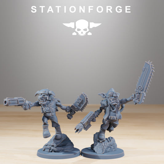 Jesters Gobs | Space Orcs (10) - Stationforge | 3D-printed Miniatures
