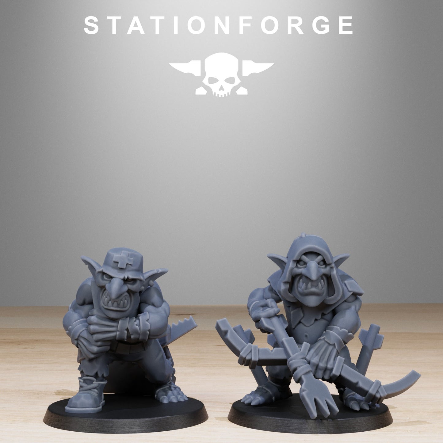 Gobs Infantry Reborn | Space Orcs (20) - Stationforge | 3D-printed Miniatures