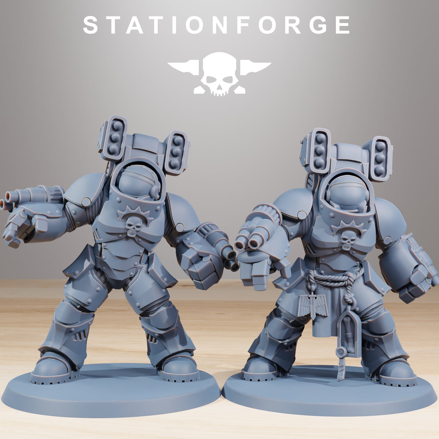 Socratis Vanguard Support | Socratis Knights (10) - MKX Prime Brothers - Stationforge - 3d Printed Mini Marines