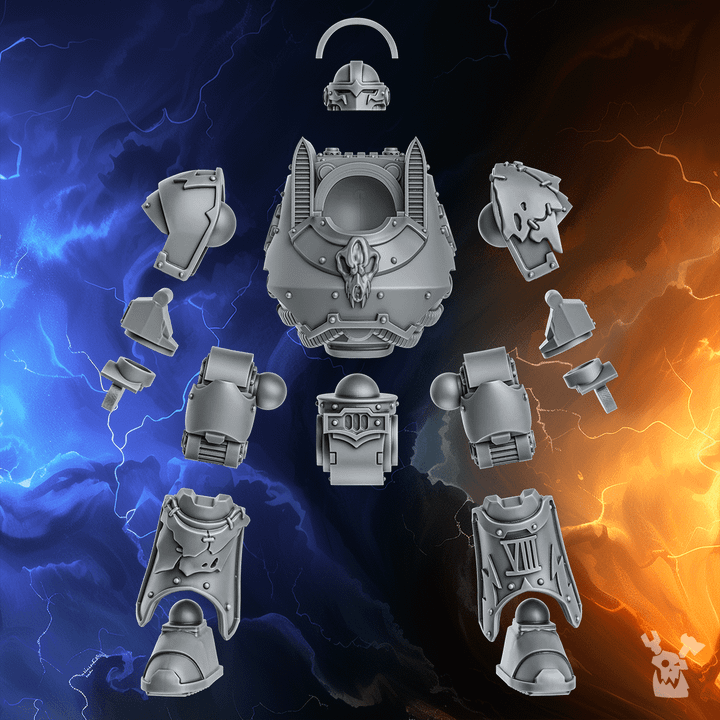 Noctis Dreadmech | Noctis Horrors Kit (1) - Havoc Brothers - DakkaDakka - 3d Printed Mini Marines