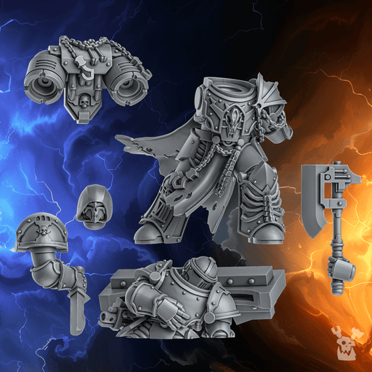 Chapter Master Sefriron The First Claw | Noctis Horrors Kit (1) - Havoc Brothers - DakkaDakka - 3d Printed Mini Marines