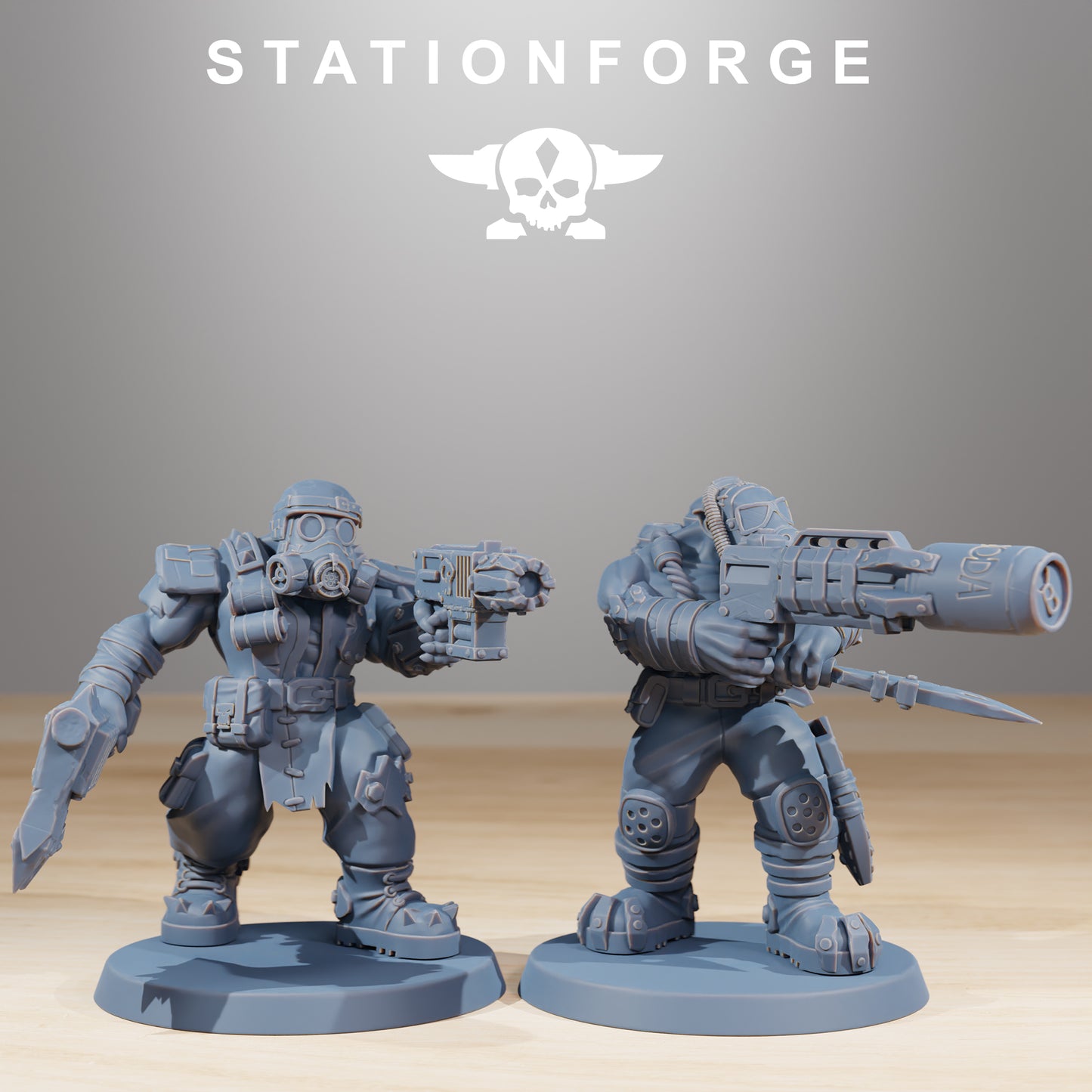 Skillers Orkaz | Space Orcs (12) - Stationforge | 3D-printed Miniatures