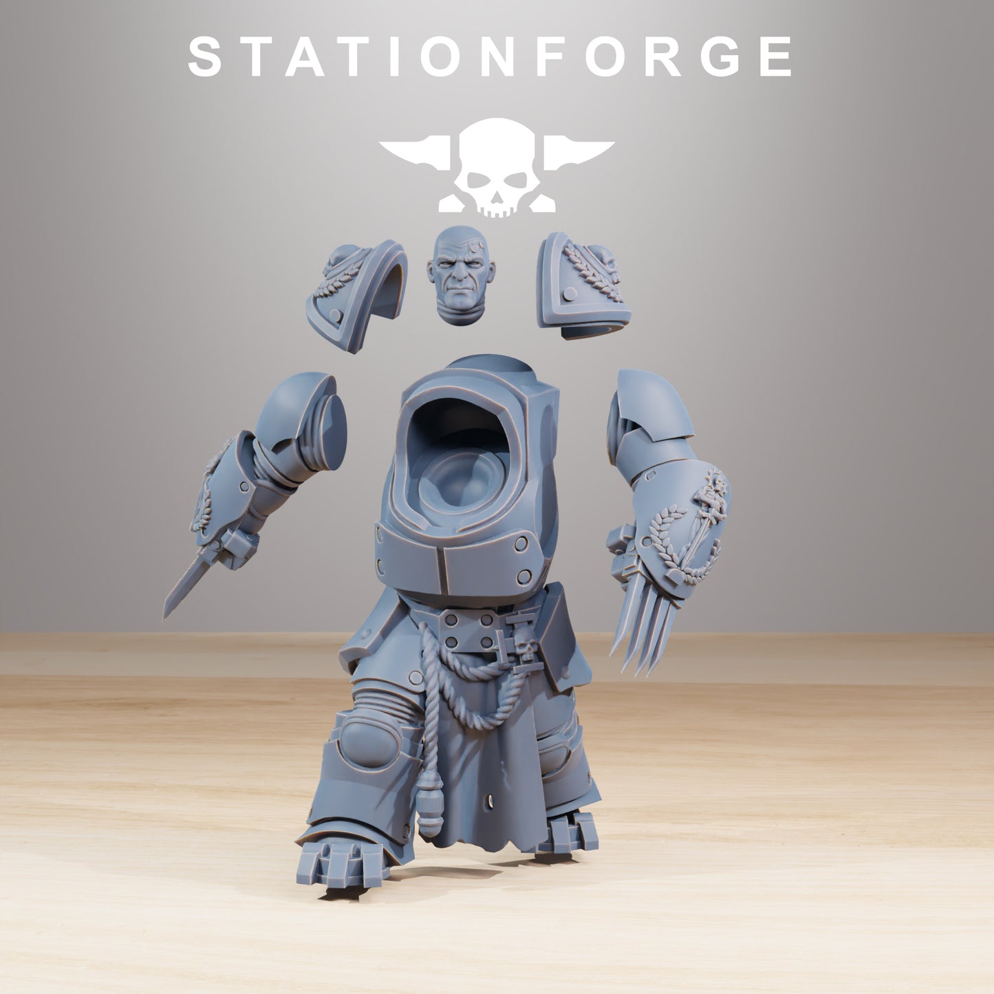 Socratis Vanguard Melee | Socratis Knights (10) - MKX Prime Brothers - Stationforge - 3d Printed Mini Marines