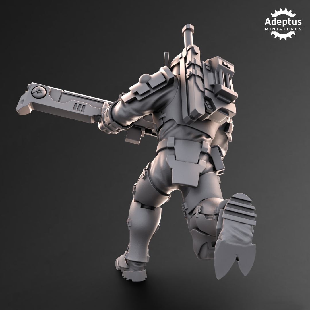 Line Strikers Kae'ti (5) - Dao Union - Adeptus Miniatures - Xenos