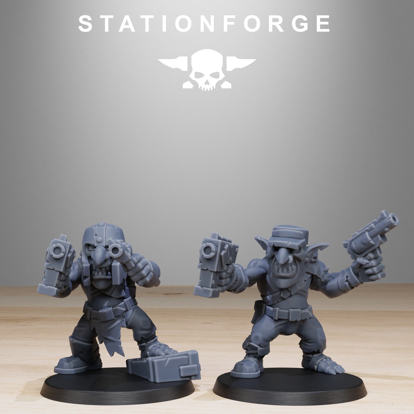 Gobs Infantry Reborn | Space Orcs (20) - Stationforge | 3D-printed Miniatures