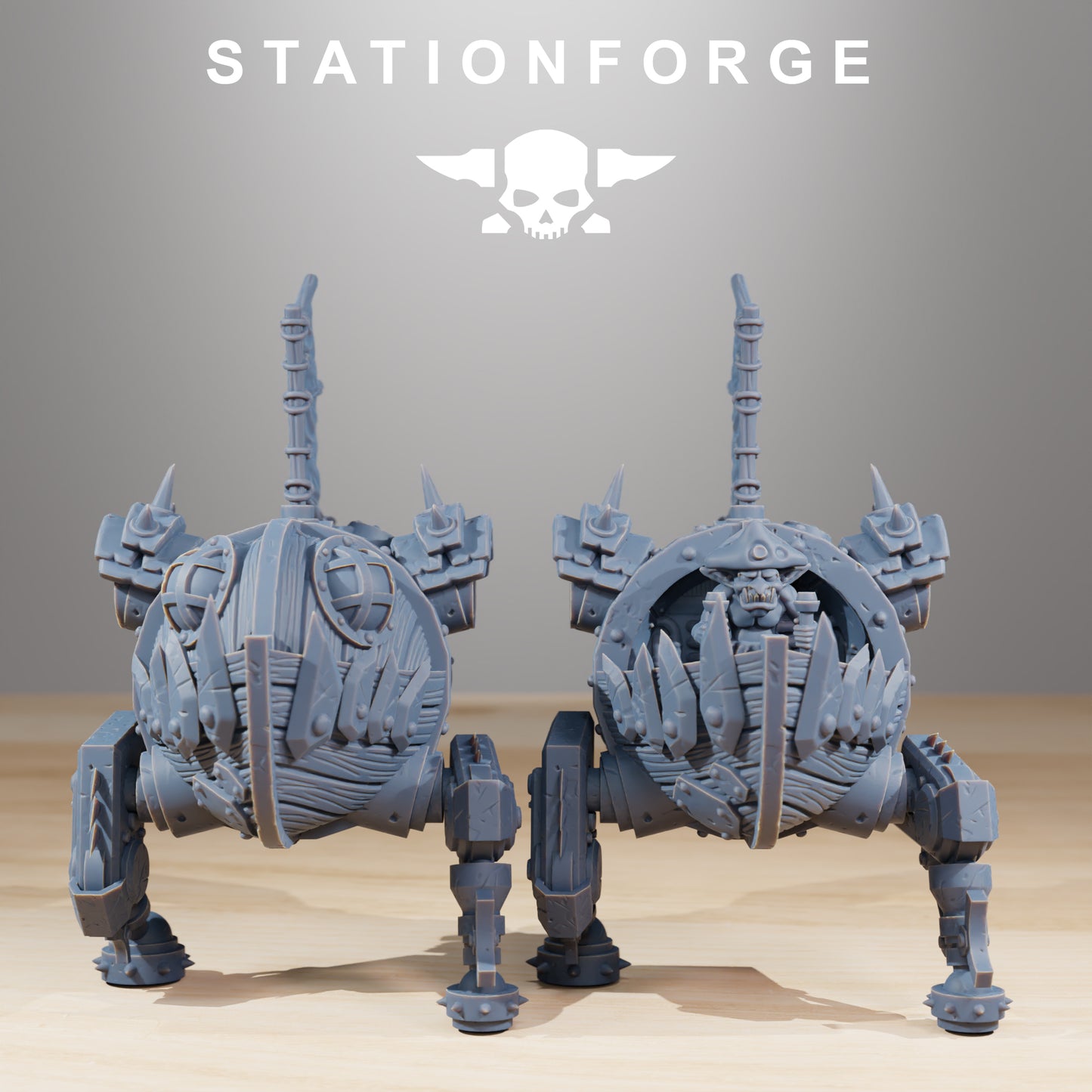 Pirate Bots Gobs | Space Orcs (4) - Stationforge | 3D-printed Miniatures