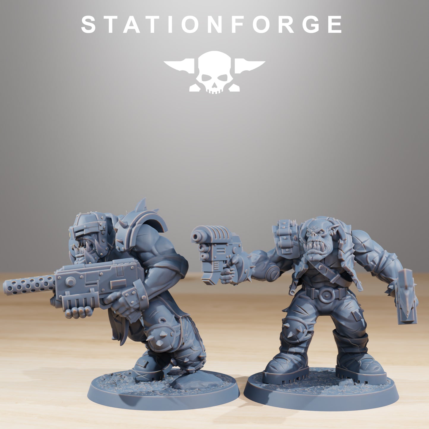 Orkaz Infantry | Space Orcs (11) - Stationforge | 3D-printed Miniatures