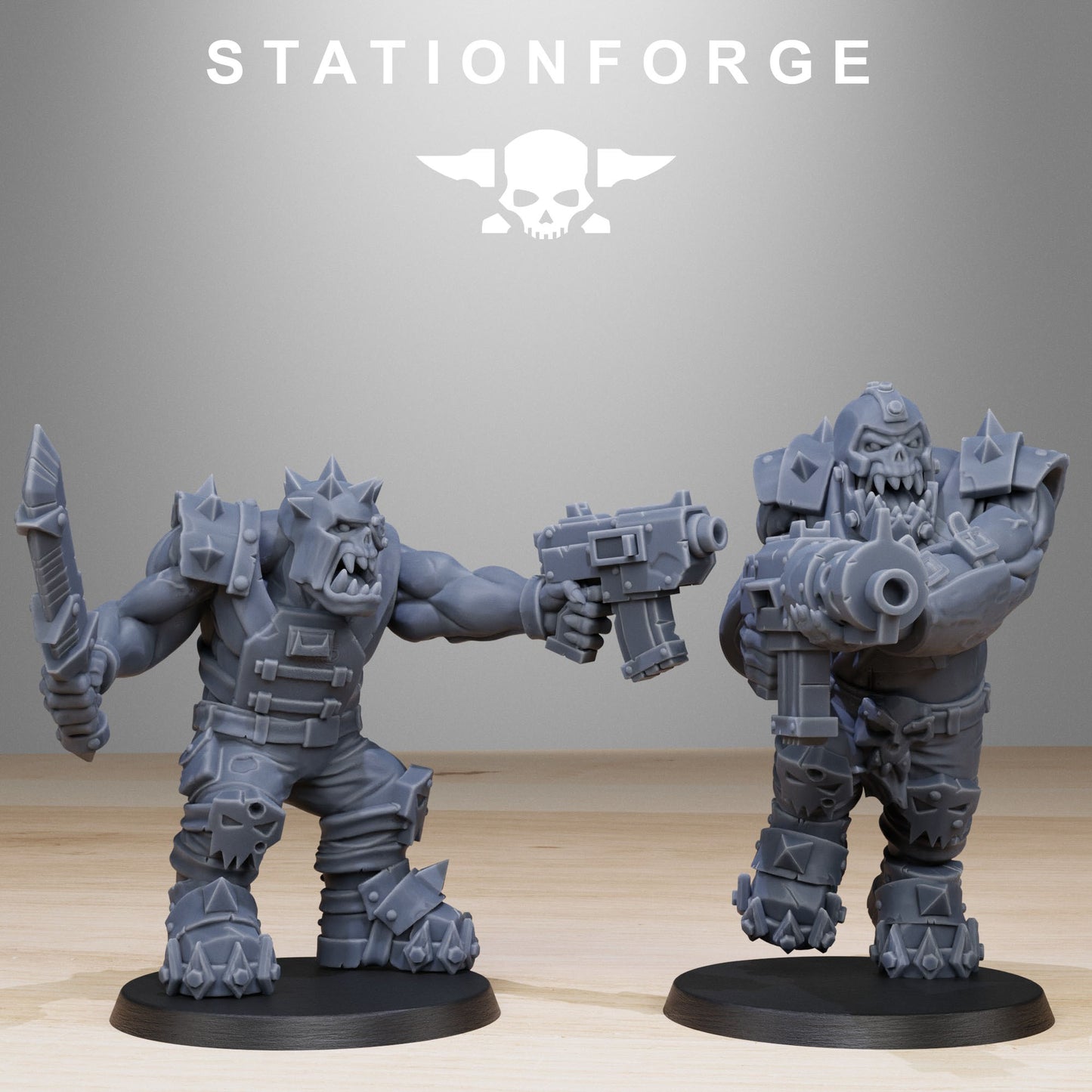 Spec Team Orkaz | Space Orcs (10) - Stationforge | 3D-printed Miniatures
