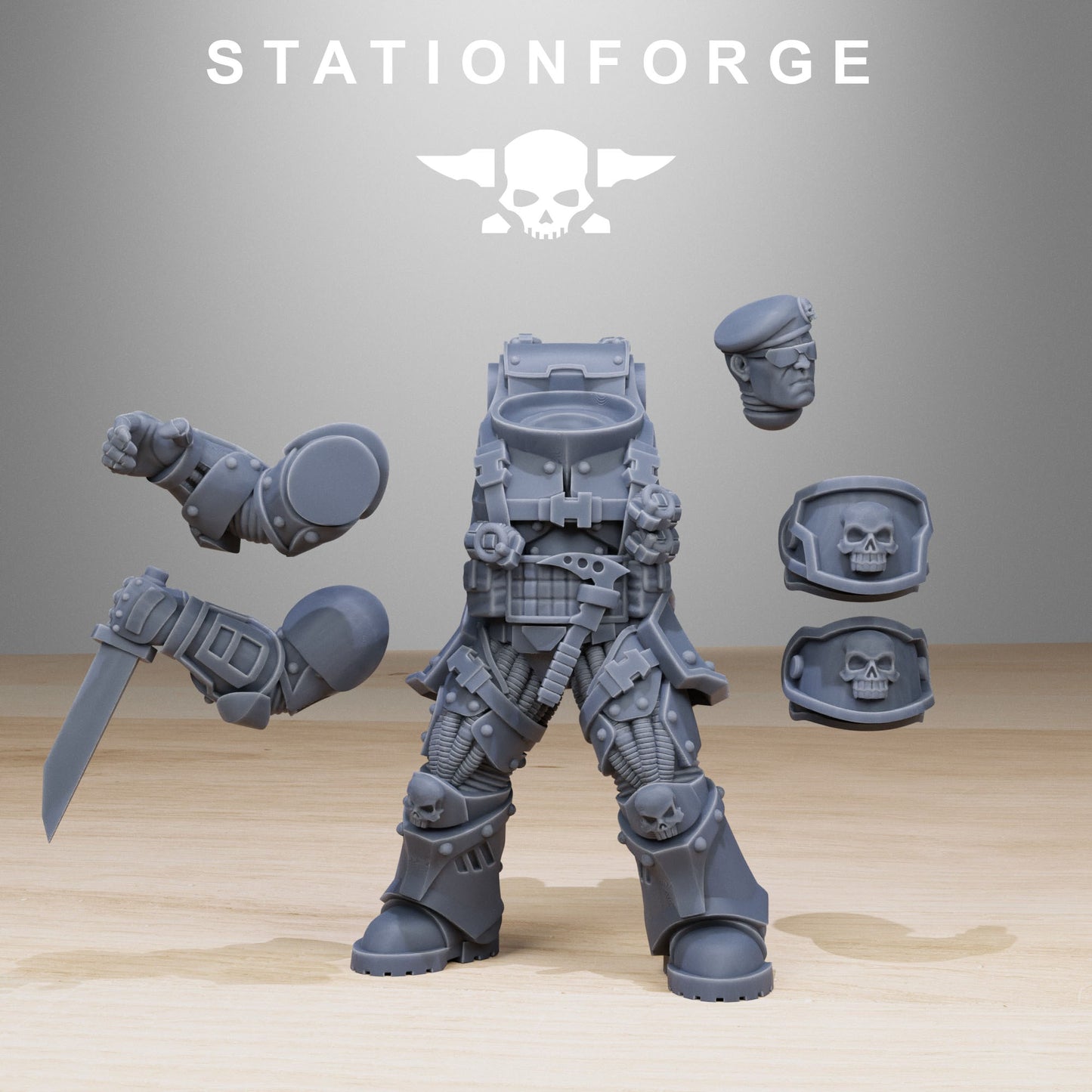 Socratis Light Reinforcements | Socratis Knights (10) - MKX Prime Brothers - Stationforge - 3d Printed Mini Marines