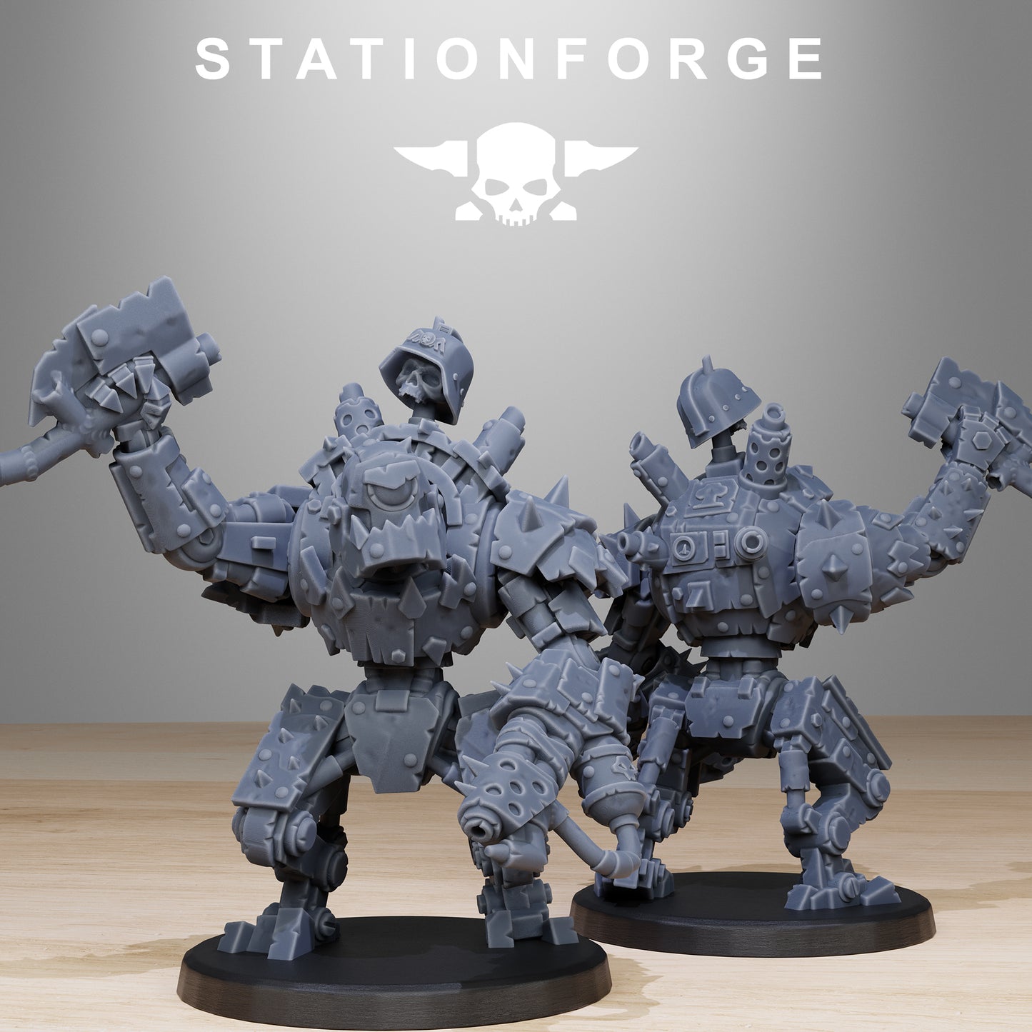 Orkaz Bots Infantry | Space Orcs (10) - Stationforge | 3D-printed Miniatures