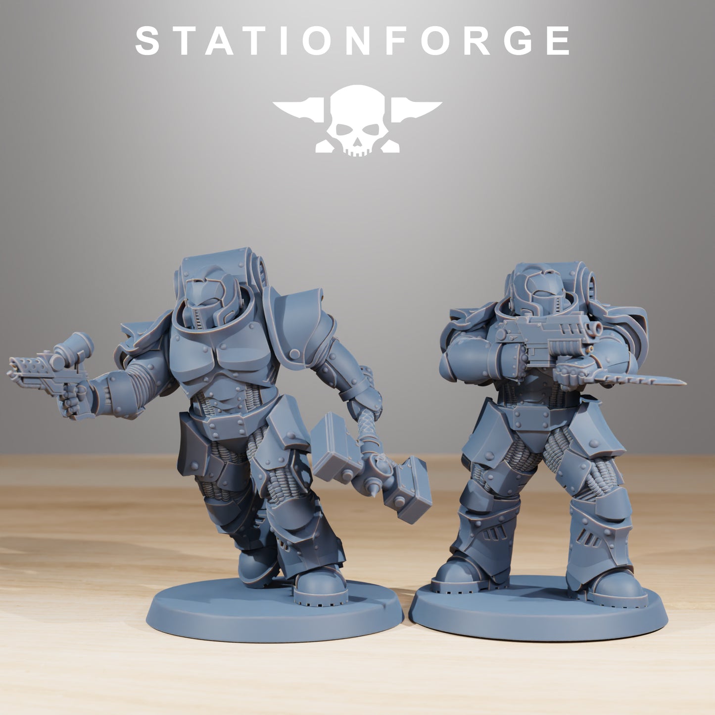 Socratis Melee Infantry | Socratis Knights (10) - MKX Prime Brothers - Stationforge - 3d Printed Mini Marines