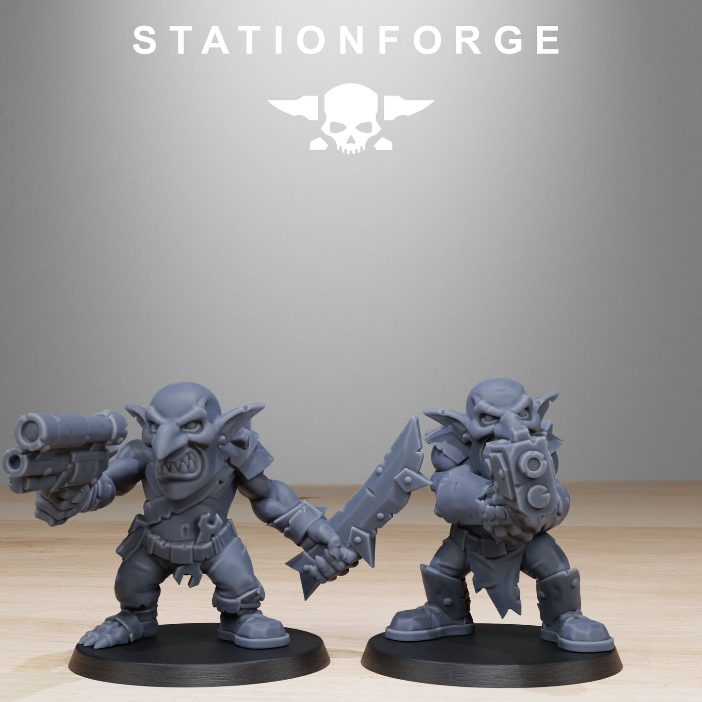 Gobs Infantry Reborn | Space Orcs (20) - Stationforge | 3D-printed Miniatures