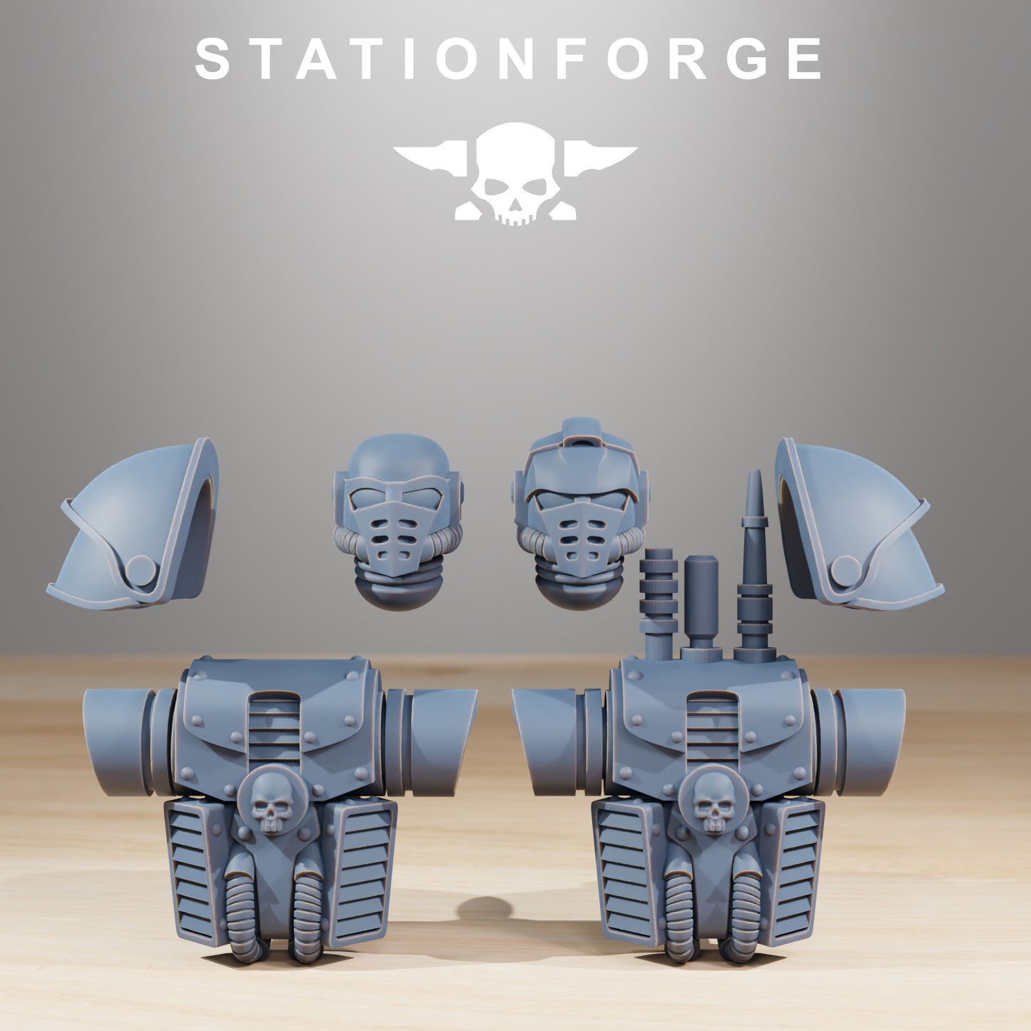 Socratis Light Infantry | Socratis Knights (10) - MKX Prime Brothers - Stationforge - 3d Printed Mini Marines