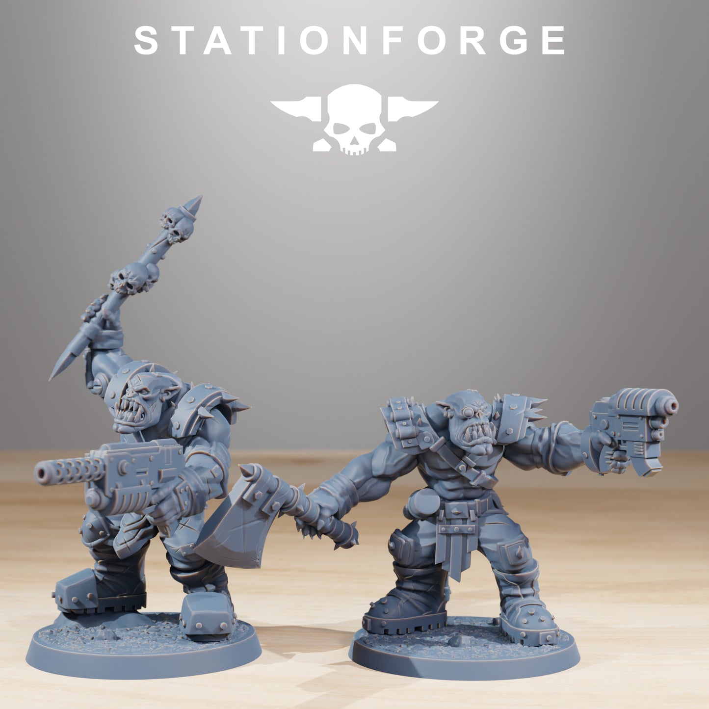 Orkaz Infantry | Space Orcs (11) - Stationforge | 3D-printed Miniatures