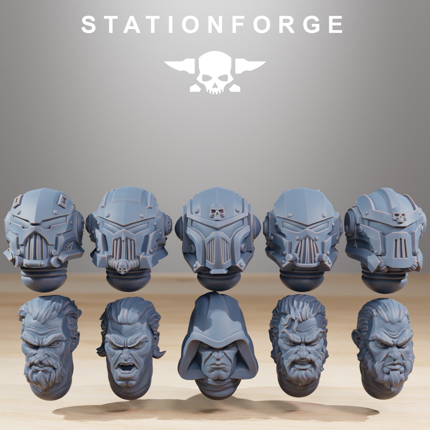 Socratis Crusaders | Socratis Knights (10) - MKX Prime Brothers - Stationforge - 3d Printed Mini Marines