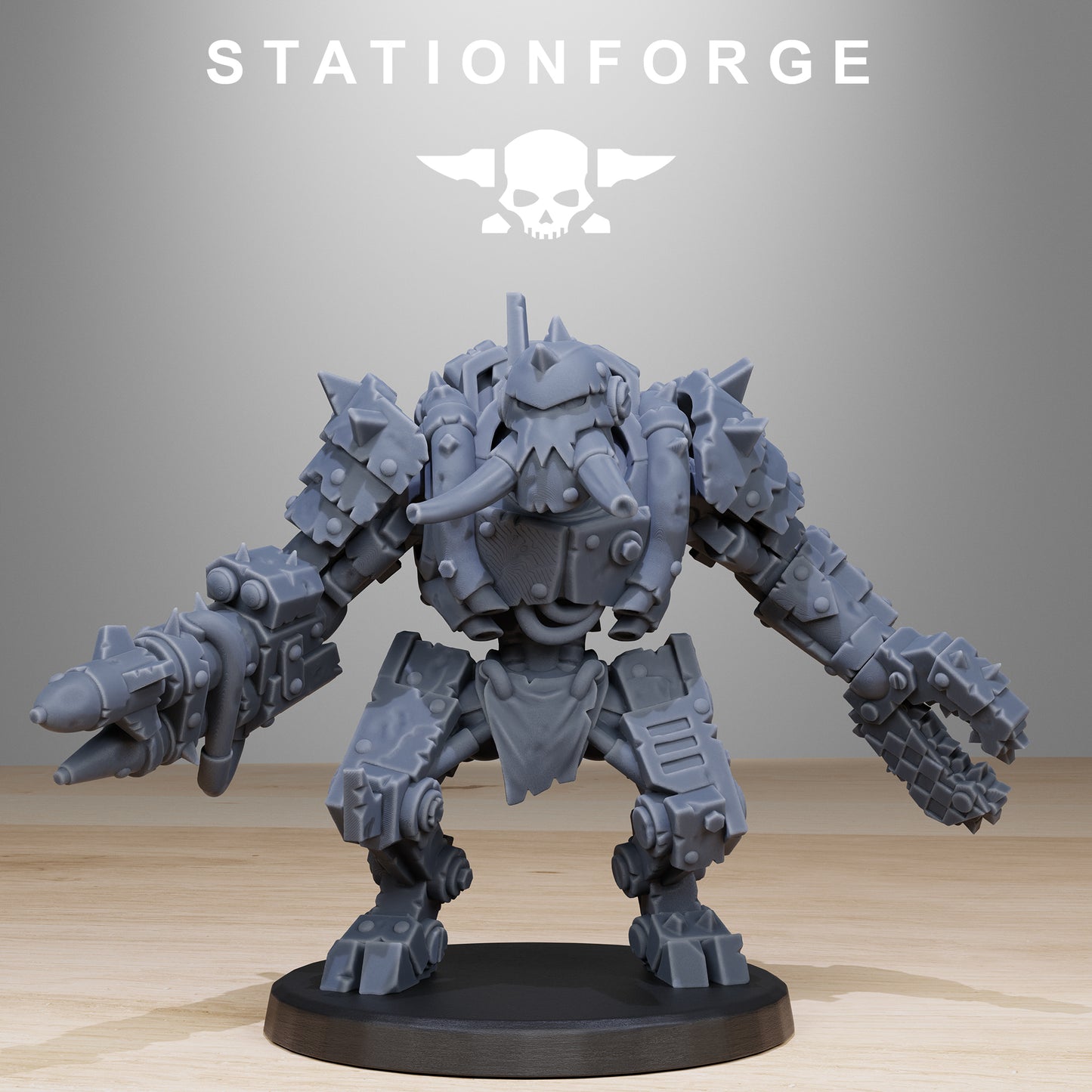 Orkaz Bots Infantry | Space Orcs (10) - Stationforge | 3D-printed Miniatures